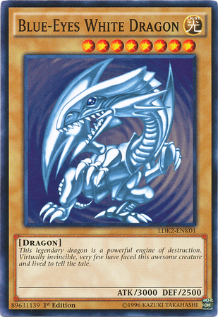 Blue-Eyes White Dragon (Version 2) [LDK2-ENK01] Common | L.A. Mood Comics and Games