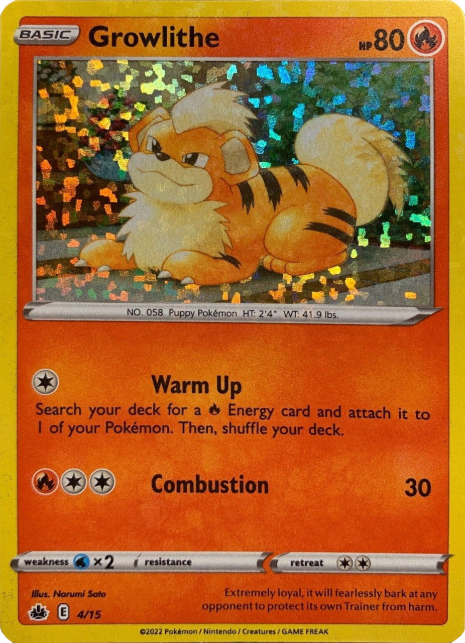 Growlithe (4/15) [McDonald's Promos: Match Battle] | L.A. Mood Comics and Games