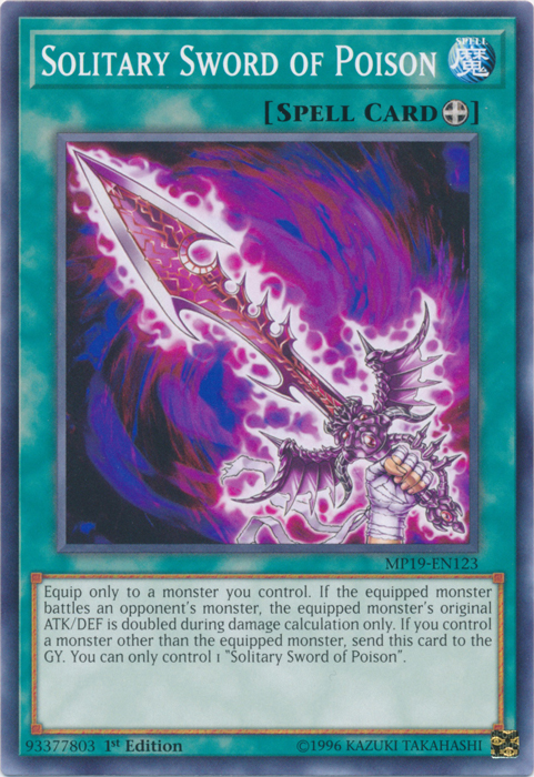 Solitary Sword of Poison [MP19-EN123] Common | L.A. Mood Comics and Games