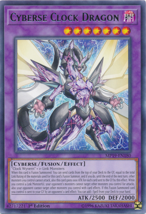 Cyberse Clock Dragon [MP19-EN180] Rare | L.A. Mood Comics and Games