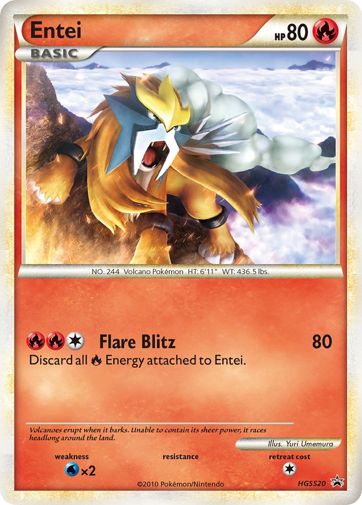promo entei pokemon card AGS (MINT 9) #34 This listing is for a Pokemon promo reverse holo card. Pokemon - Entei (34) -