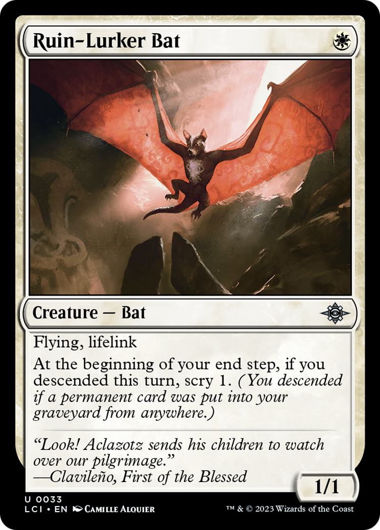 Ruin-Lurker Bat [The Lost Caverns of Ixalan] | L.A. Mood Comics and Games