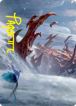 Island Art Card (Gold-Stamped Signature) [Strixhaven: School of Mages Art Series] | L.A. Mood Comics and Games