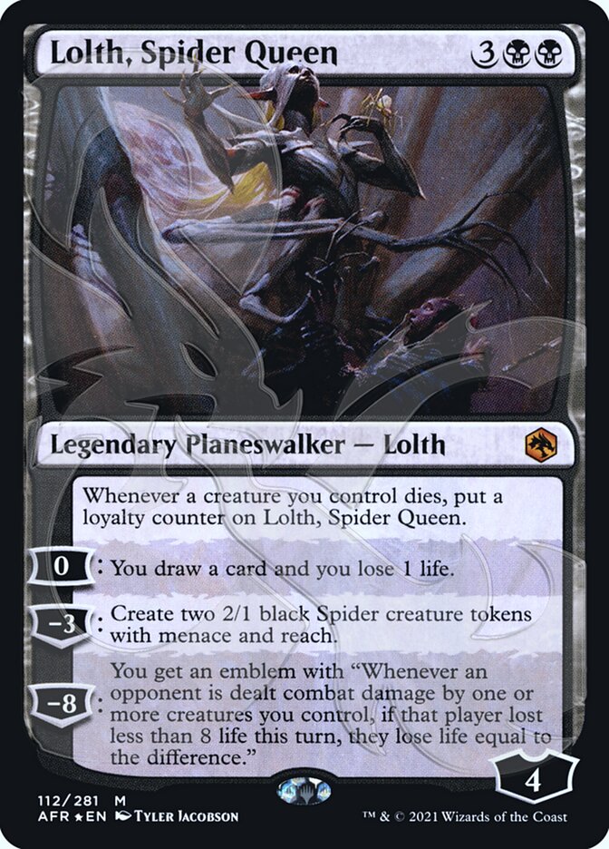 Lolth, Spider Queen (Ampersand Promo) [Dungeons & Dragons: Adventures in the Forgotten Realms Promos] | L.A. Mood Comics and Games