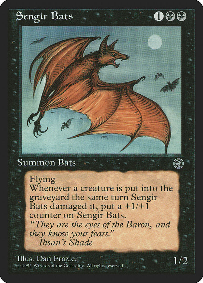Sengir Bats (Ihsan's Shade Flavor Text) [Homelands] | L.A. Mood Comics and Games