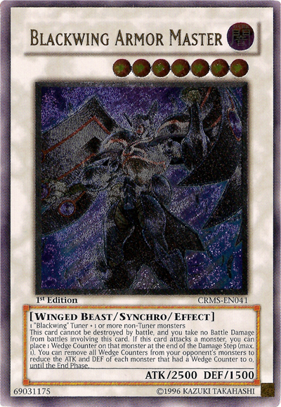 Blackwing Armor Master [CRMS-EN041] Ultimate Rare | L.A. Mood Comics and Games