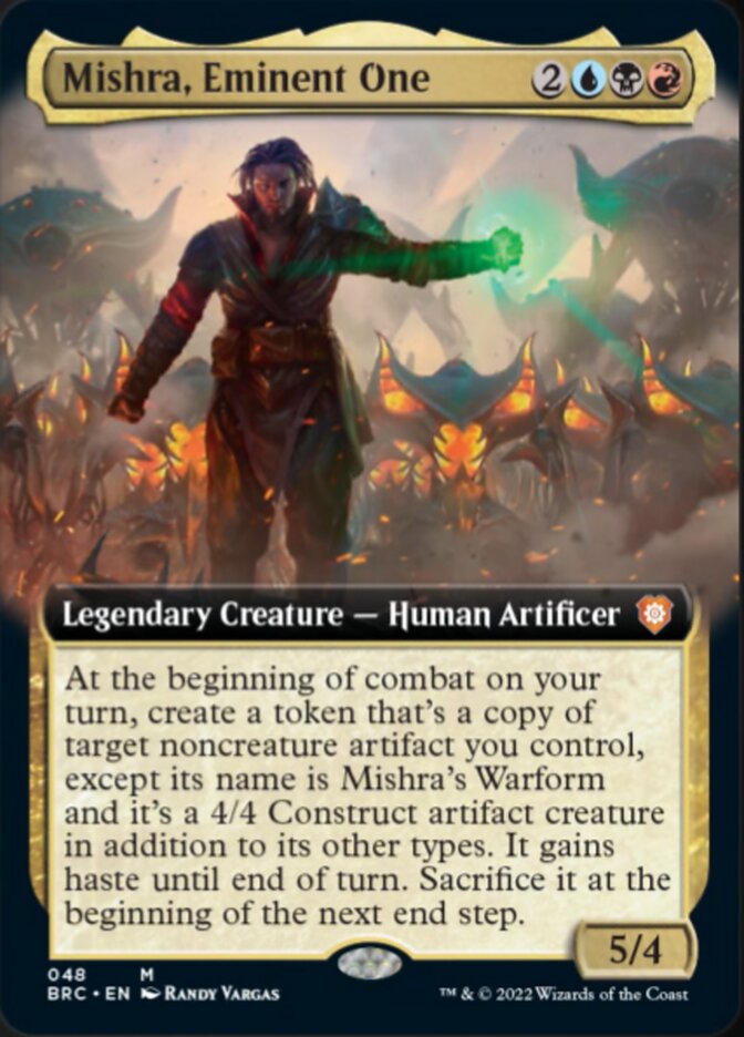 Mishra, Eminent One (Extended Art) [The Brothers' War Commander] | L.A. Mood Comics and Games