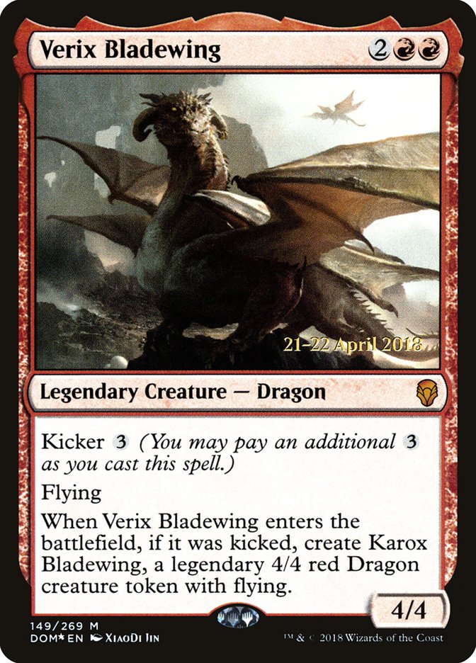 Verix Bladewing [Dominaria Prerelease Promos] | L.A. Mood Comics and Games