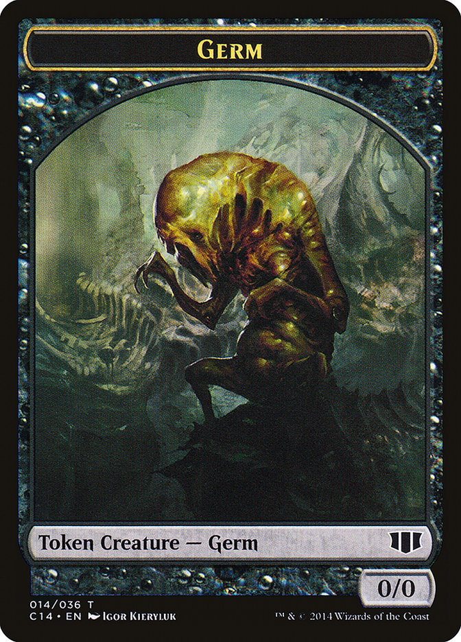 Stoneforged Blade // Germ Double-Sided Token [Commander 2014 Tokens] | L.A. Mood Comics and Games