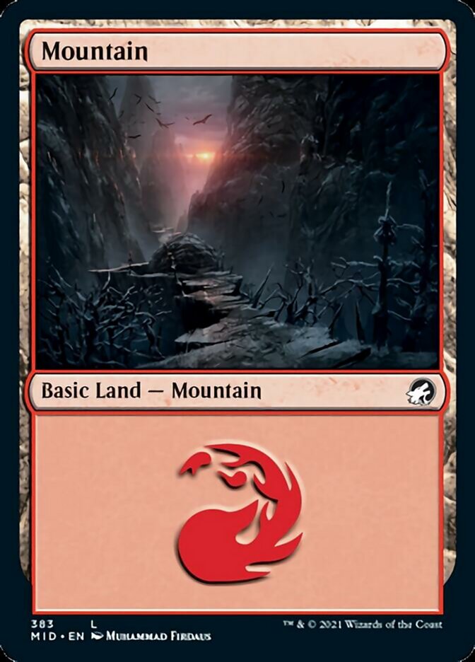 Mountain (383) [Innistrad: Midnight Hunt] | L.A. Mood Comics and Games