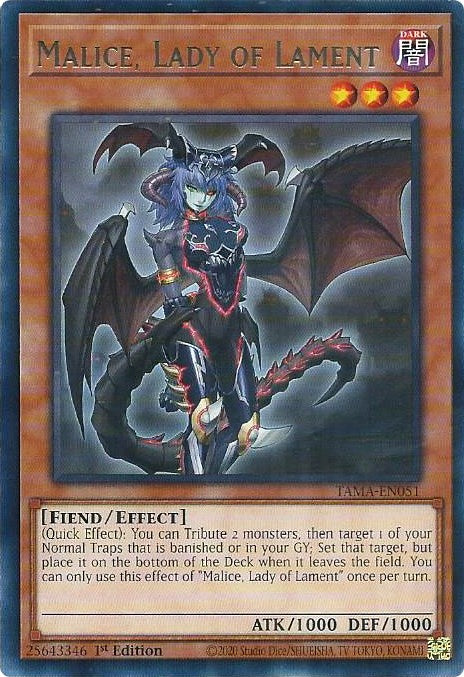 Malice, Lady of Lament [TAMA-EN051] Rare | L.A. Mood Comics and Games