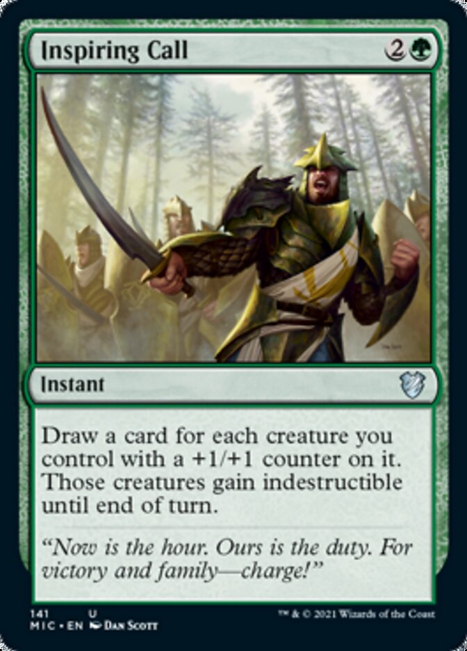 Inspiring Call [Innistrad: Midnight Hunt Commander] | L.A. Mood Comics and Games