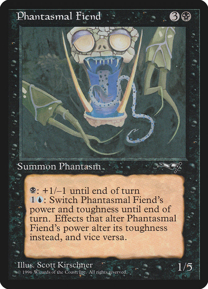Phantasmal Fiend (Dark Green Background) [Alliances] | L.A. Mood Comics and Games