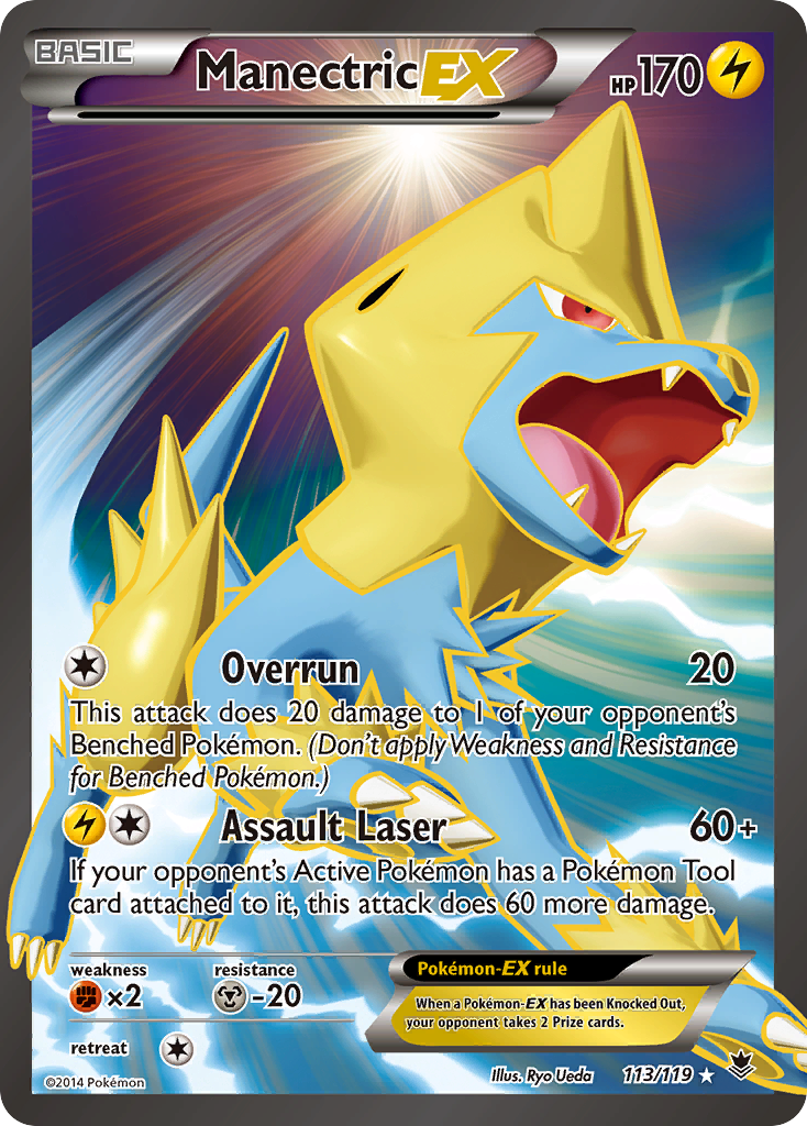 Manectric EX (113/119) [XY: Phantom Forces] | L.A. Mood Comics and Games