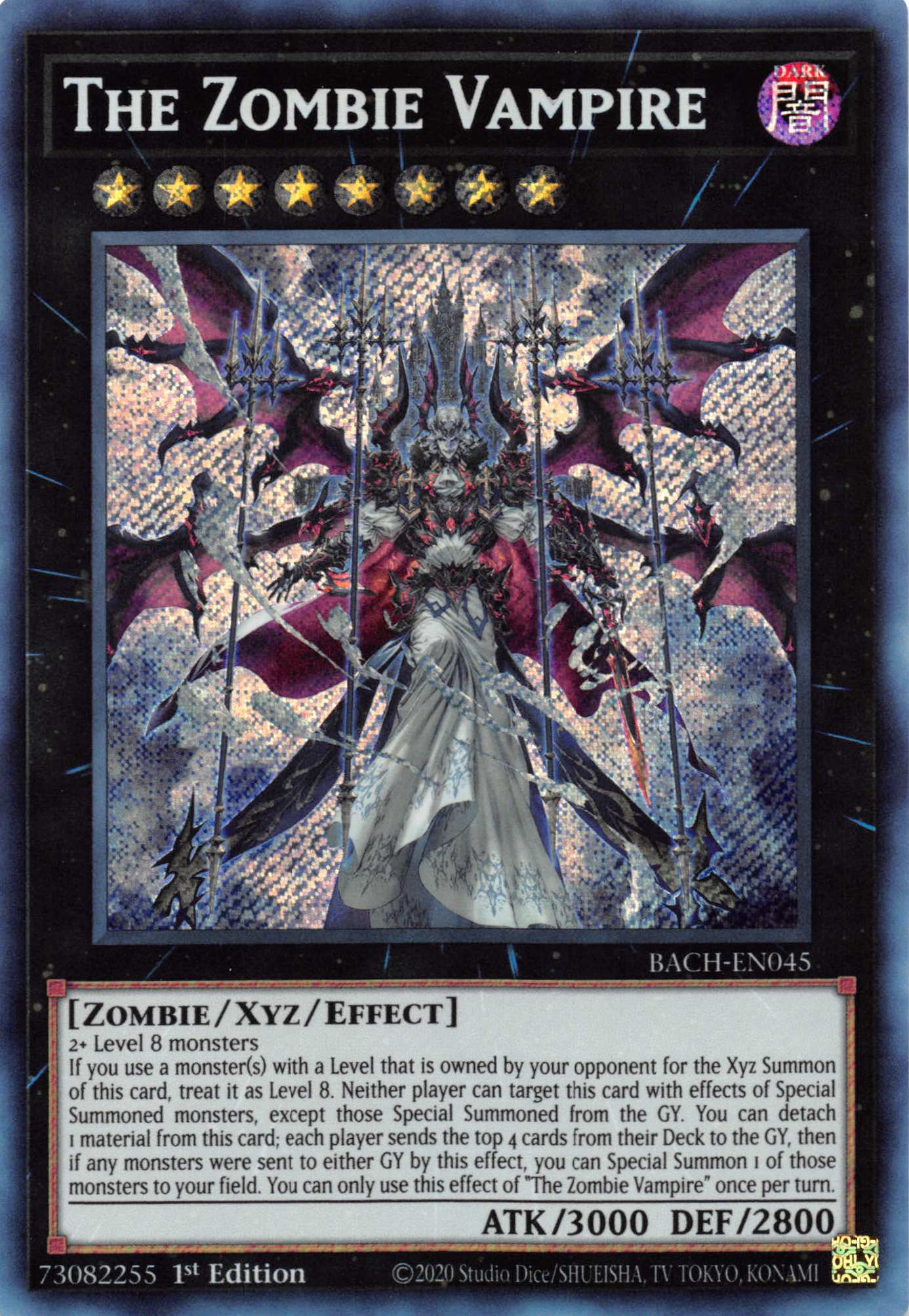 The Zombie Vampire [BACH-EN045] Secret Rare | L.A. Mood Comics and Games