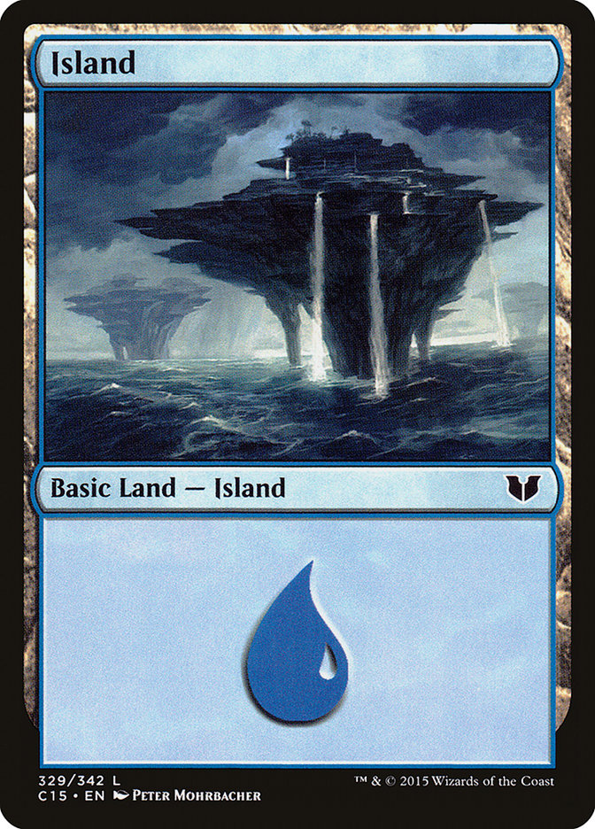 Island (329) [Commander 2015] | L.A. Mood Comics and Games