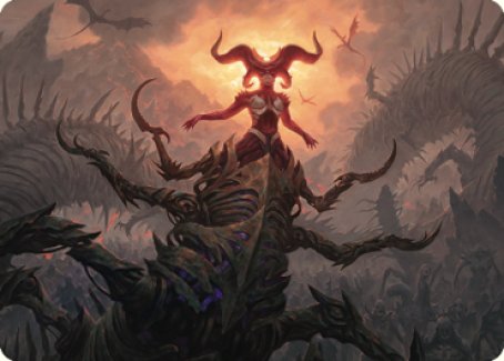 Sheoldred, the Apocalypse Art Card [Dominaria United Art Series] | L.A. Mood Comics and Games
