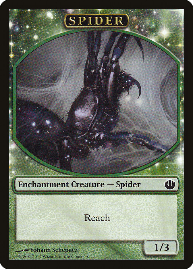 Spider Token [Journey into Nyx Tokens] | L.A. Mood Comics and Games