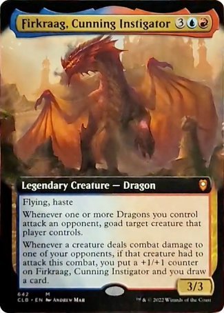 Firkraag, Cunning Instigator (Extended Art) [Commander Legends: Battle for Baldur's Gate] | L.A. Mood Comics and Games