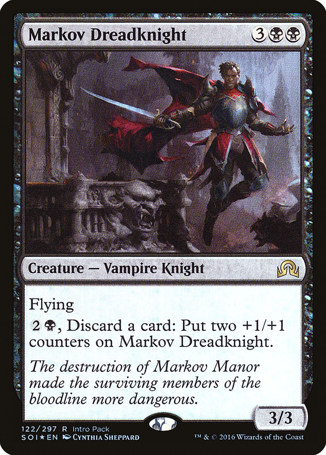 Markov Dreadknight (Intro Pack) [Shadows over Innistrad Promos] | L.A. Mood Comics and Games