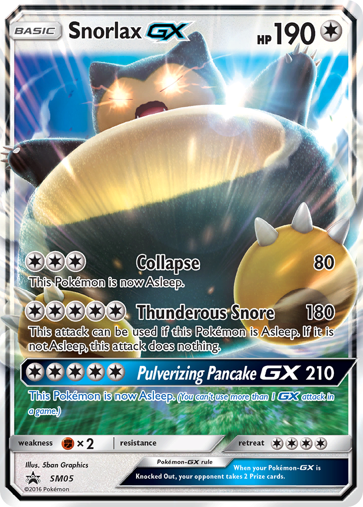 Snorlax GX (SM05) [Sun & Moon: Black Star Promos] | L.A. Mood Comics and Games