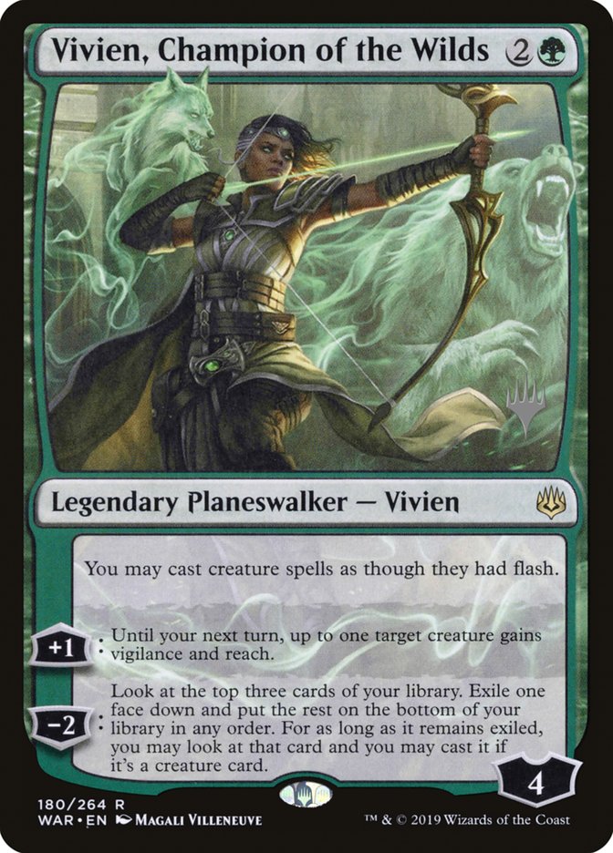 Vivien, Champion of the Wilds (Promo Pack) [War of the Spark Promos] | L.A. Mood Comics and Games