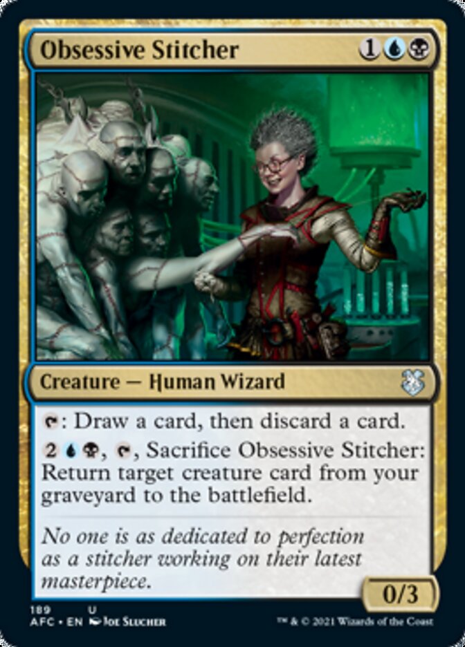 Obsessive Stitcher [Dungeons & Dragons: Adventures in the Forgotten Realms Commander] | L.A. Mood Comics and Games
