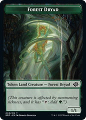 Powerstone // Forest Dryad Double-Sided Token [The Brothers' War Tokens] | L.A. Mood Comics and Games