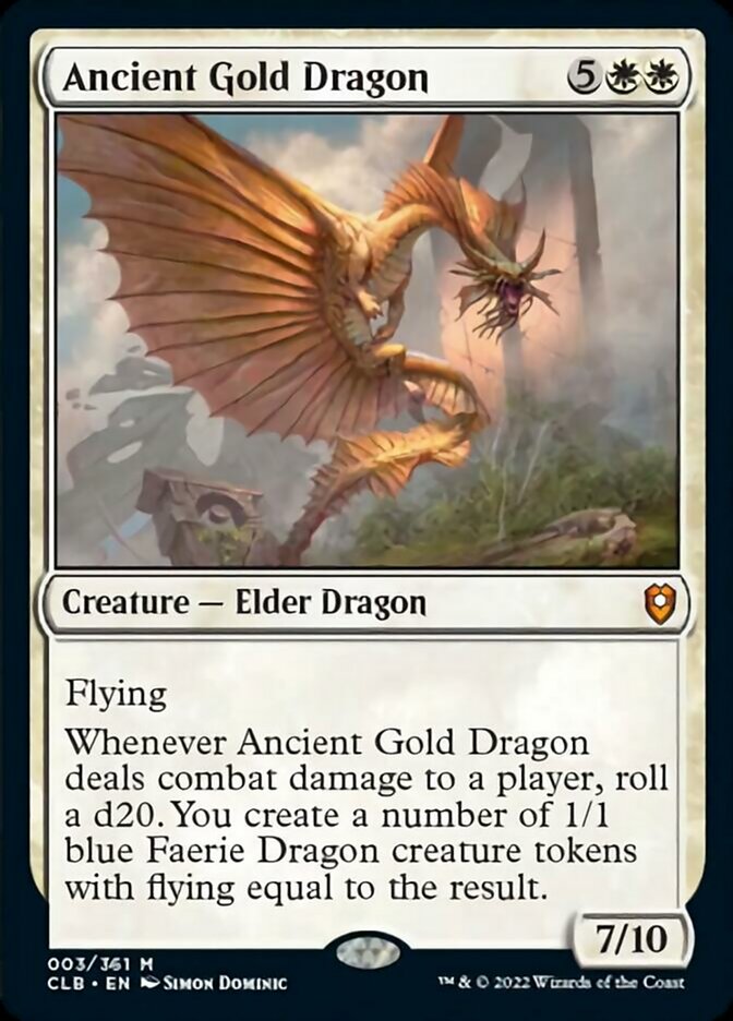 Ancient Gold Dragon [Commander Legends: Battle for Baldur's Gate] | L.A. Mood Comics and Games