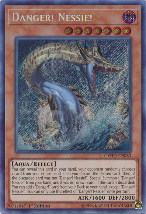 Danger! Nessie! [CYHO-EN083] Secret Rare | L.A. Mood Comics and Games