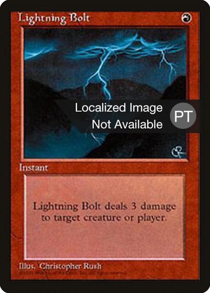 Lightning Bolt [Fourth Edition (Foreign Black Border)] | L.A. Mood Comics and Games