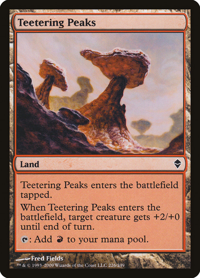 Teetering Peaks [Zendikar] | L.A. Mood Comics and Games