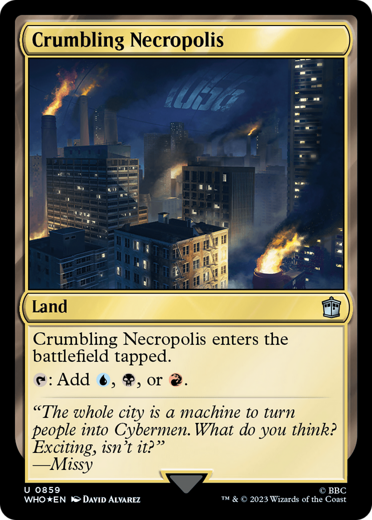 Crumbling Necropolis (Surge Foil) [Doctor Who] | L.A. Mood Comics and Games