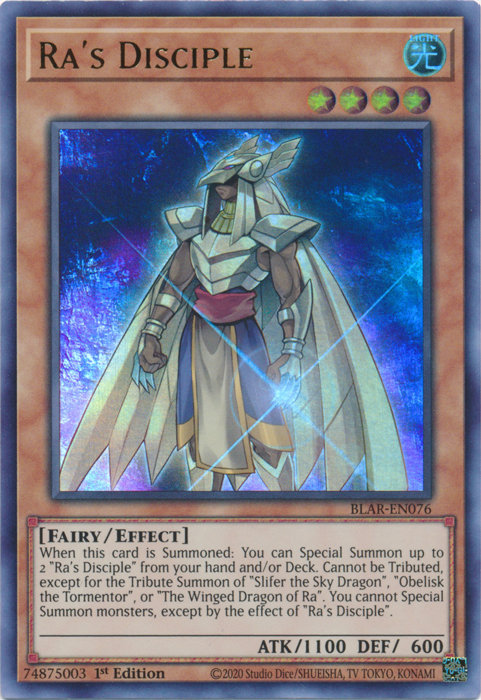 Ra's Disciple [BLAR-EN076] Ultra Rare | L.A. Mood Comics and Games