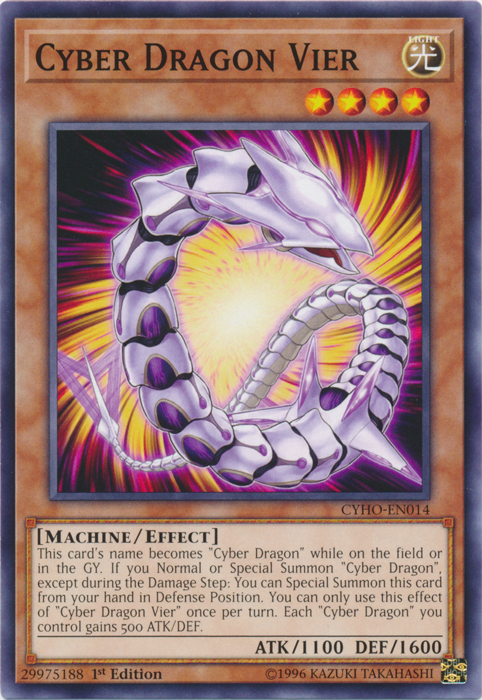 Cyber Dragon Vier [CYHO-EN014] Common | L.A. Mood Comics and Games