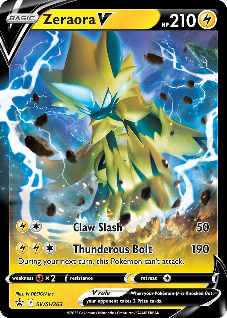 Zeraora V (SWSH263) [Sword & Shield: Black Star Promos] | L.A. Mood Comics and Games