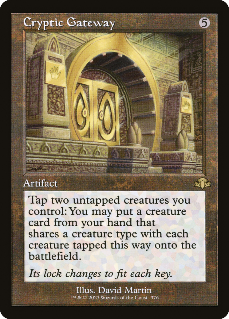 Cryptic Gateway (Retro) [Dominaria Remastered] | L.A. Mood Comics and Games