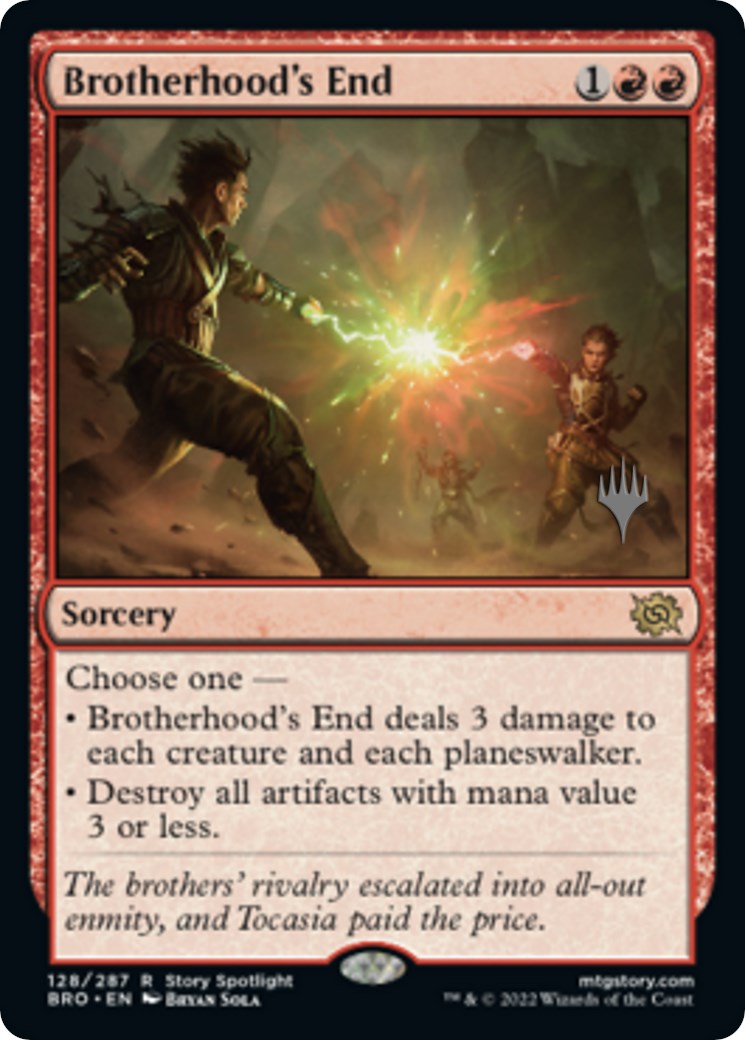 Brotherhood's End (Promo Pack) [The Brothers' War Promos] | L.A. Mood Comics and Games