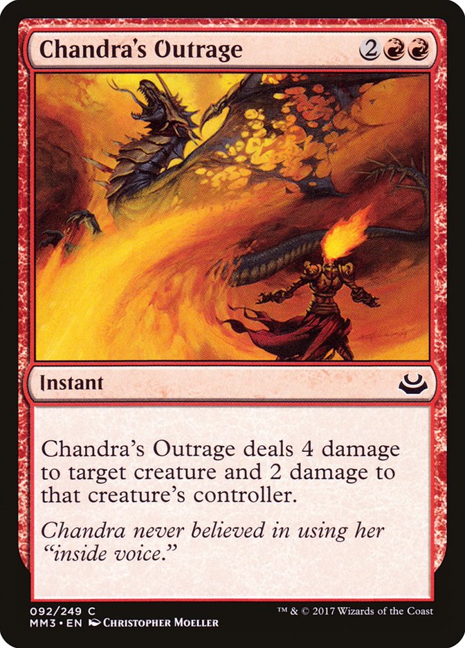 Chandra's Outrage [Modern Masters 2017] | L.A. Mood Comics and Games
