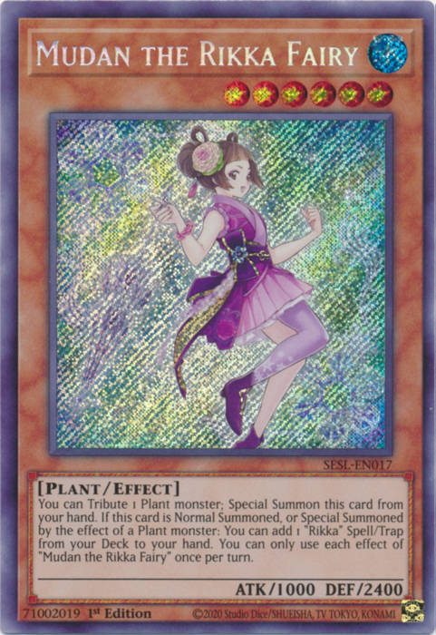 Mudan the Rikka Fairy [SESL-EN017] Secret Rare | L.A. Mood Comics and Games