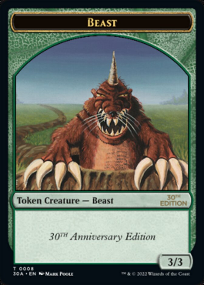 Beast Token [30th Anniversary Tokens] | L.A. Mood Comics and Games