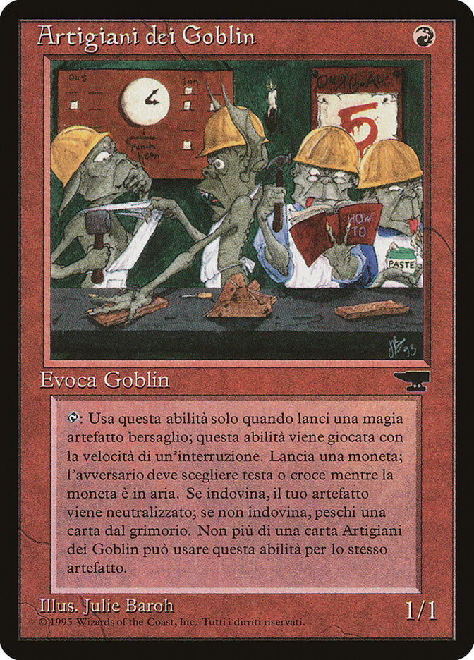 Goblin Artisans (Italian) - "Artigiani dei Goblin" [Rinascimento] | L.A. Mood Comics and Games