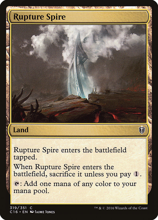 Rupture Spire [Commander 2016] | L.A. Mood Comics and Games