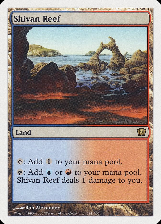 Shivan Reef [Ninth Edition] | L.A. Mood Comics and Games