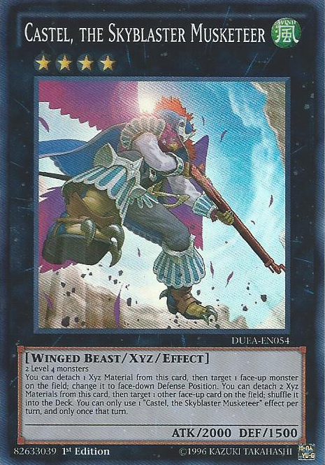 Castel, the Skyblaster Musketeer [DUEA-EN054] Super Rare | L.A. Mood Comics and Games