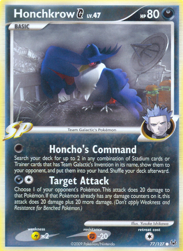 Honchkrow G (77/127) [Platinum: Base Set] | L.A. Mood Comics and Games