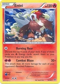 Entei (14/98) (Cosmos Holo) (Blister Exclusive) [XY: Ancient Origins] | L.A. Mood Comics and Games