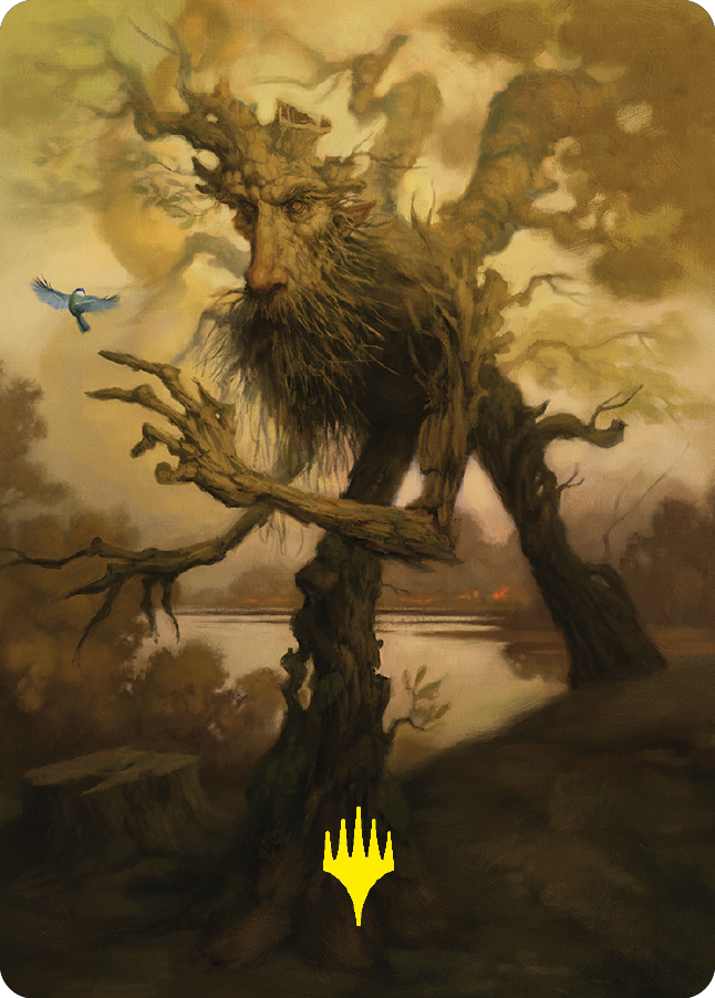 Treefolk Token Art Card (Gold-Stamped Signature) [The Lord of the Rings: Tales of Middle-earth Art Series] | L.A. Mood Comics and Games