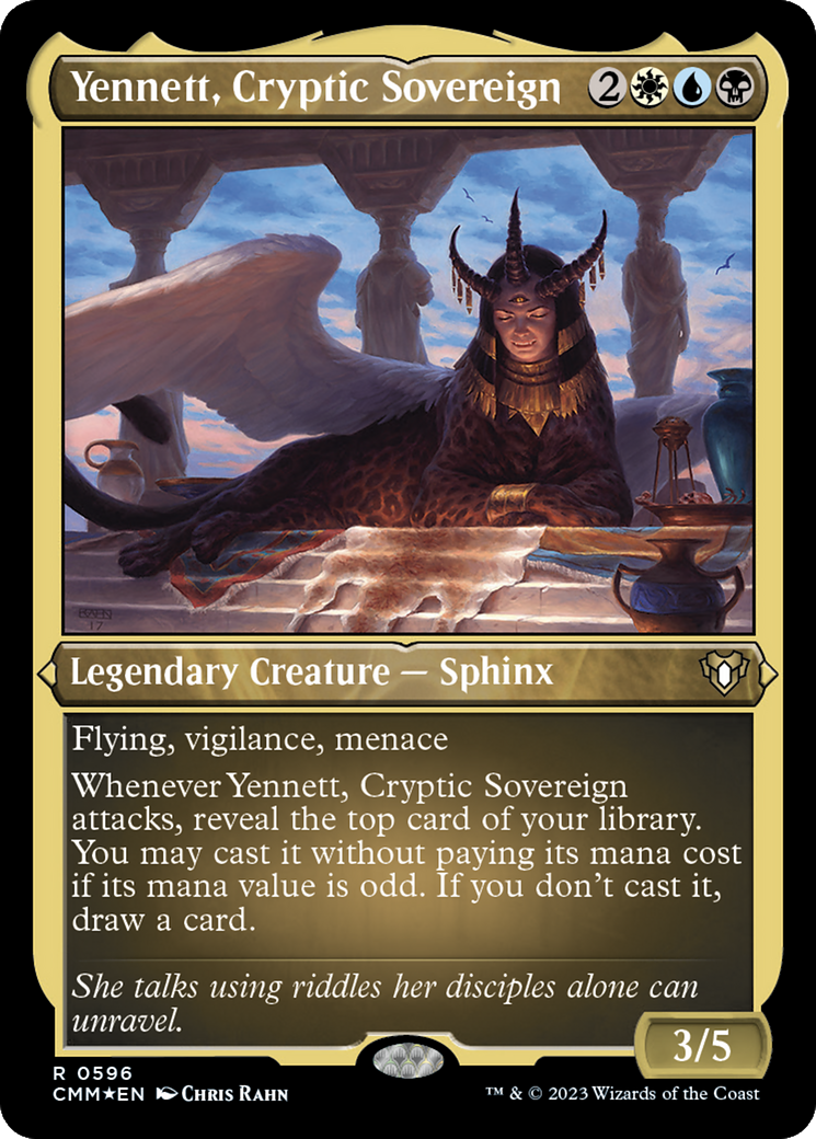 Yennett, Cryptic Sovereign (Foil Etched) [Commander Masters] | L.A. Mood Comics and Games