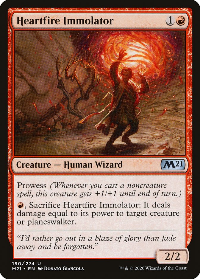 Heartfire Immolator [Core Set 2021] | L.A. Mood Comics and Games